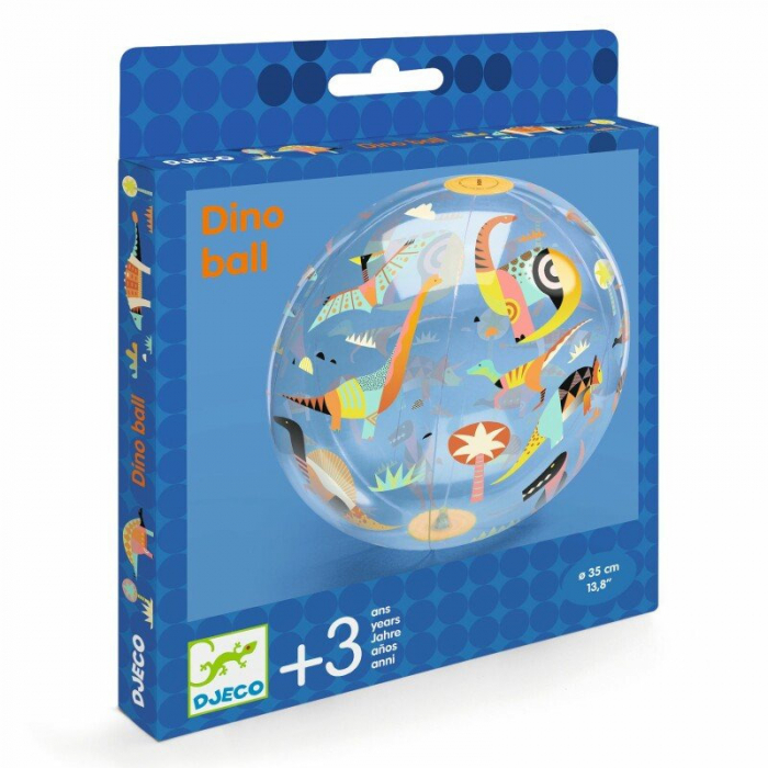 Minge Usoara cu Dinozauri, 35 cm, pentru Plaja sau Parc, Djeco [2]