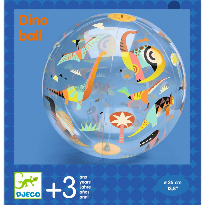 Minge Usoara cu Dinozauri, 35 cm, pentru Plaja sau Parc, Djeco [3]