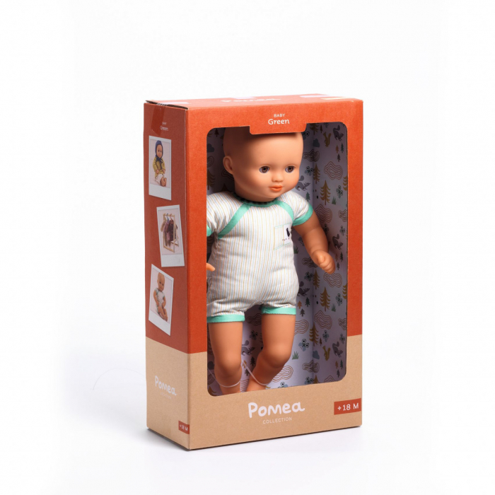 Papusa bebelus Baby Green, Djeco [3]