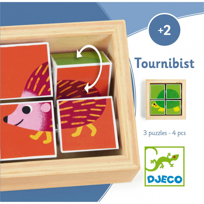 Puzzle forme rotative Tournibist, Djeco [5]