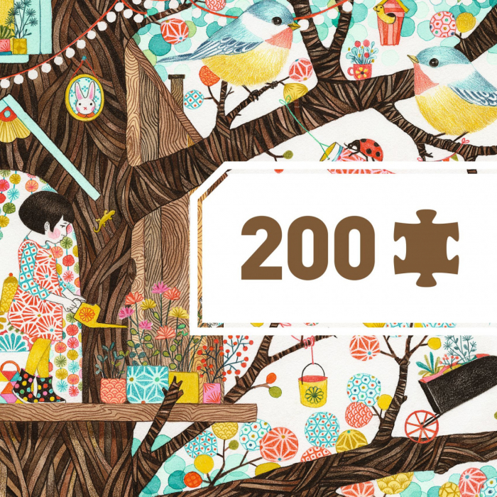 Puzzle galerie Casuta din copac, Djeco [4]