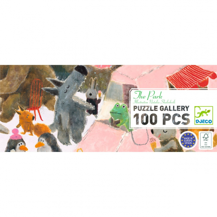 Puzzle galerie Fiesta animalelor, Djeco [4]