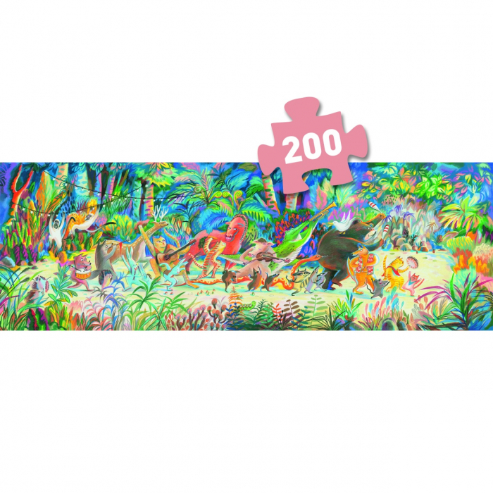 Puzzle galerie Trupa muzicala din padure, Djeco [3]