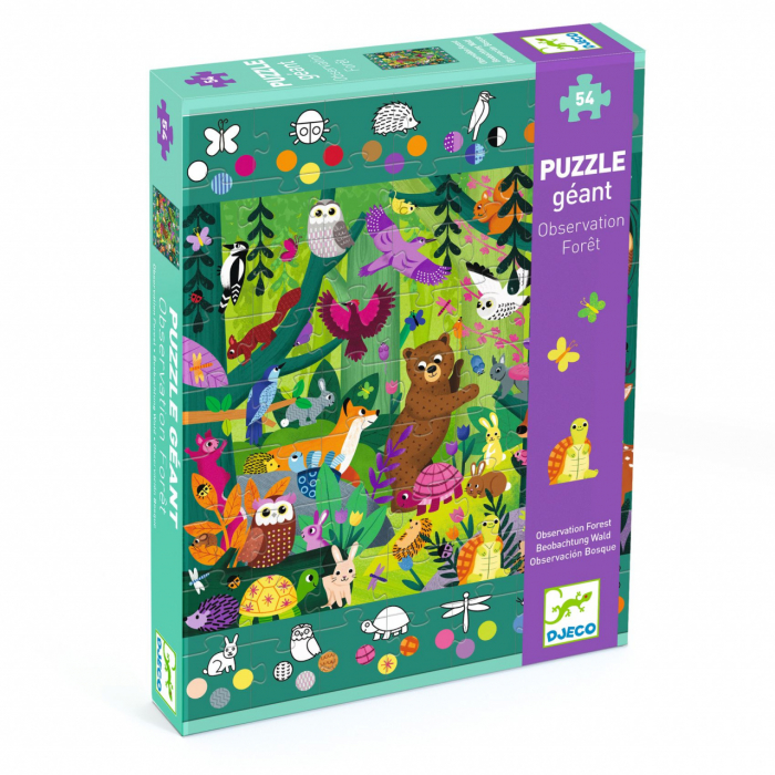 Puzzle gigant Aventuri in padure, Djeco [1]