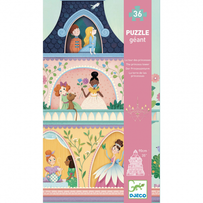 Puzzle gigant Castelul printeselor, Djeco [1]