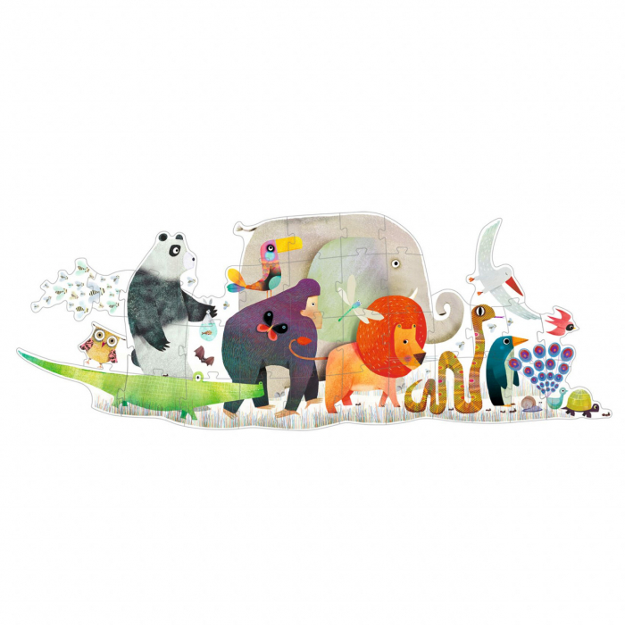 Puzzle gigant - Parada animalelor [2]