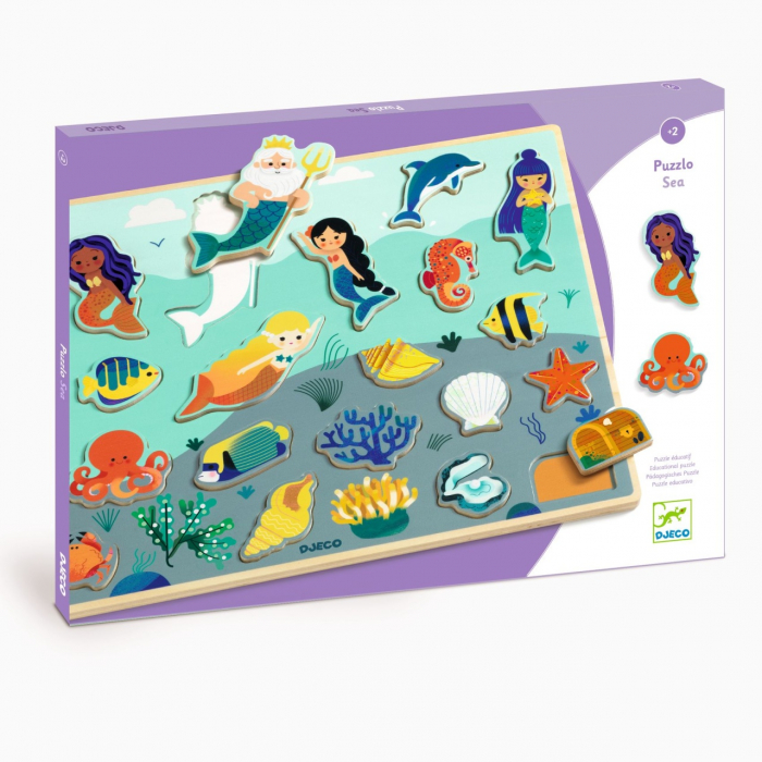 Puzzle lemn Ocean, Djeco [1]