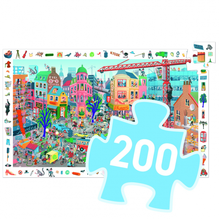Puzzle observatie Orasul, Djeco [4]