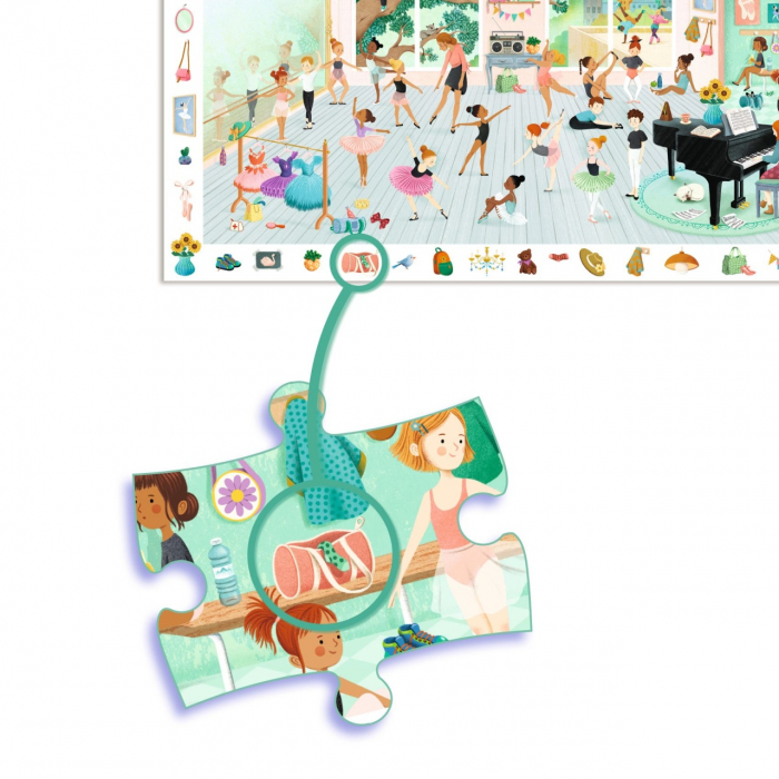 Puzzle observatie Scoala de dans, Djeco [3]