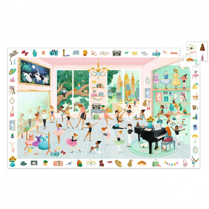 Puzzle observatie Scoala de dans, Djeco [2]