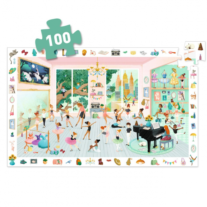 Puzzle observatie Scoala de dans, Djeco [4]
