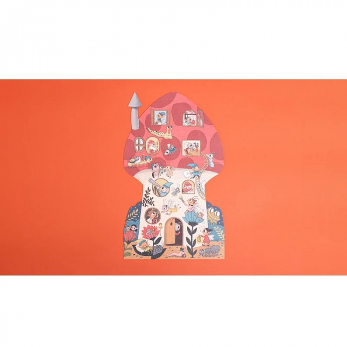 Puzzle Vise Dulci, Reversibil cu 2 Fete, 18 Piese Mari, Londji [4]