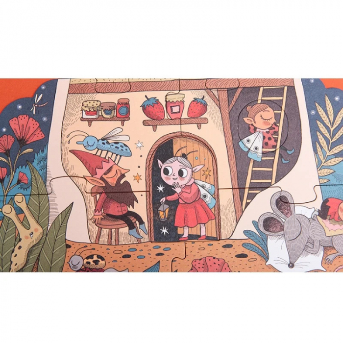 Puzzle Vise Dulci, Reversibil cu 2 Fete, 18 Piese Mari, Londji [5]