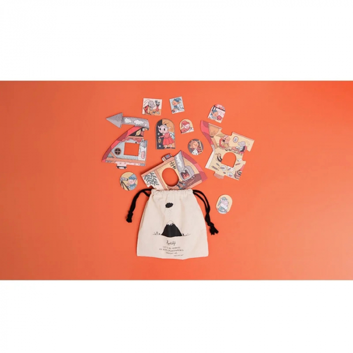 Puzzle Vise Dulci, Reversibil cu 2 Fete, 18 Piese Mari, Londji [2]