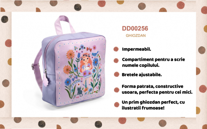 Rucsac pentru fetite Lila, Djeco [4]