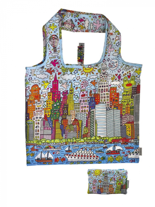 Sacosa textil James Rizzi My New York City, Fridolin [1]