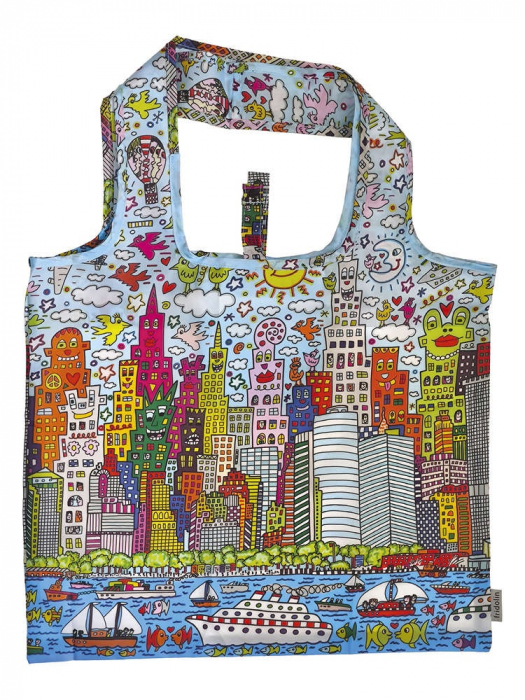 Sacosa textil James Rizzi My New York City, Fridolin [3]