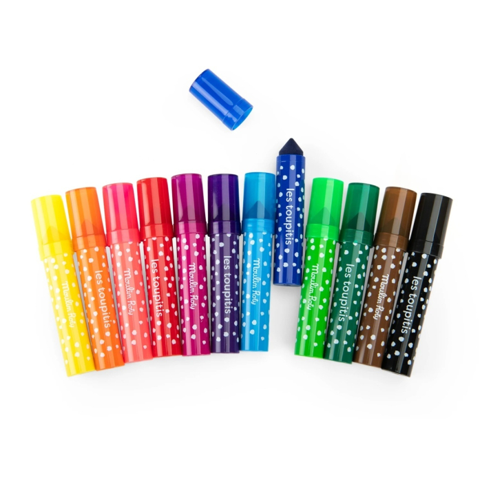 Set 12 carioci groase cu varf conic, Moulin Roty [4]