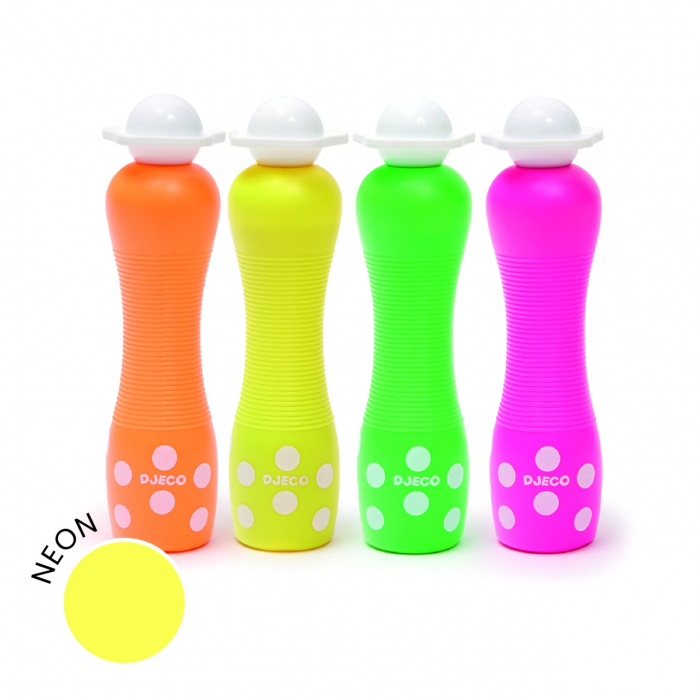 Set 4 markere culori neon pentru bebe, Djeco [4]