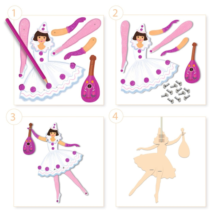 Set creativ Balerine, Djeco [3]