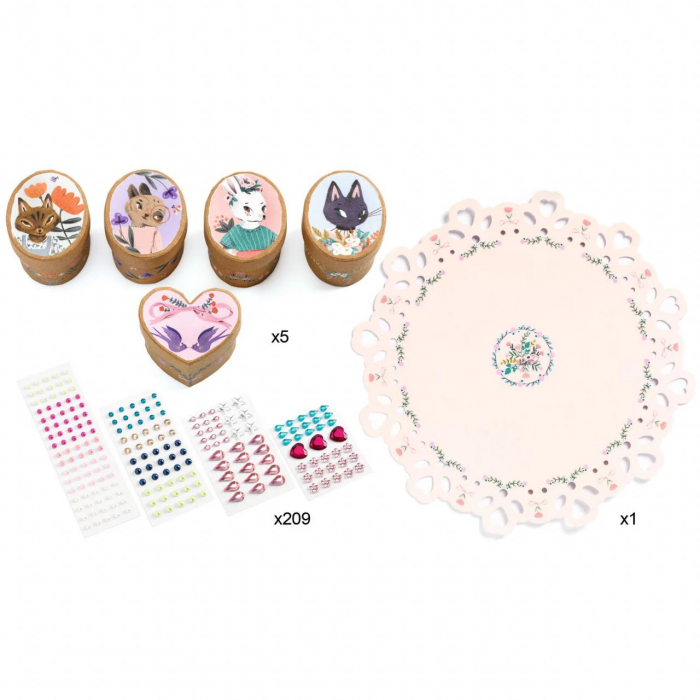 Set Creativ DIY Decorare Cutii si Cutiute, Djeco [3]