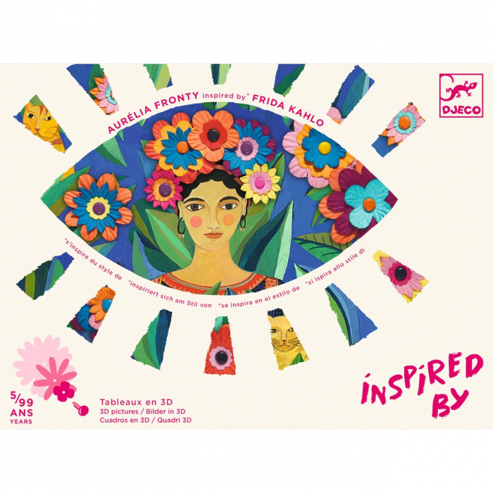 Set creativ Inspired by Frida Kahlo, Djeco [5]