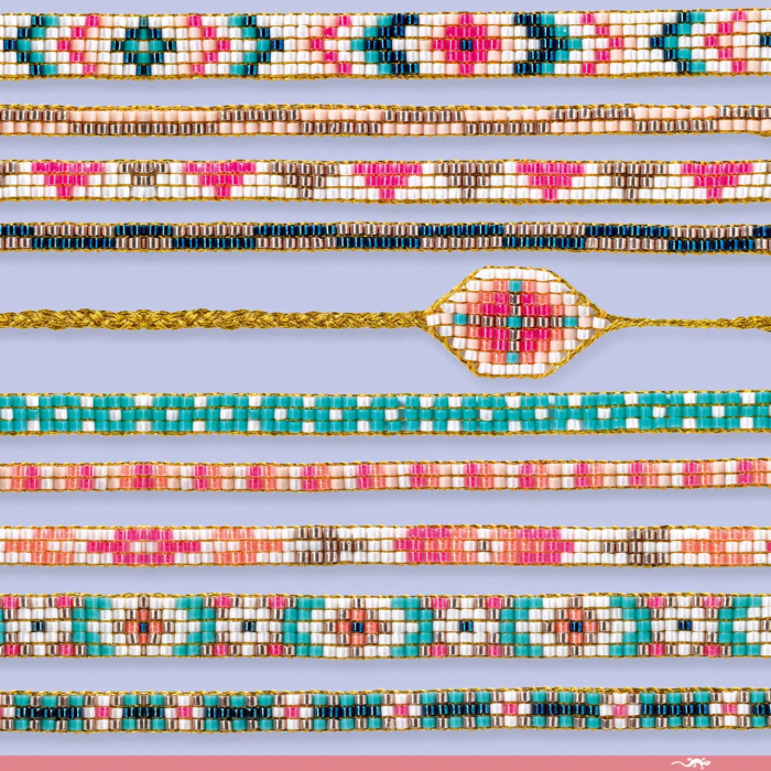 Set de Confectionat Bratari din Margele, 10 Modele, Djeco [5]