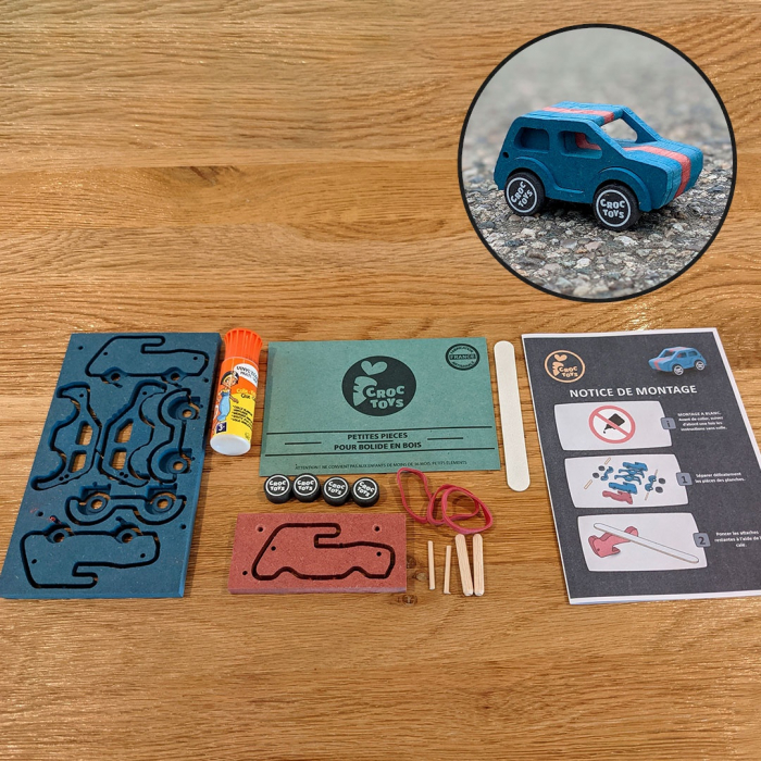 Set de constructie vehicul electric Monik, Croc toys [3]
