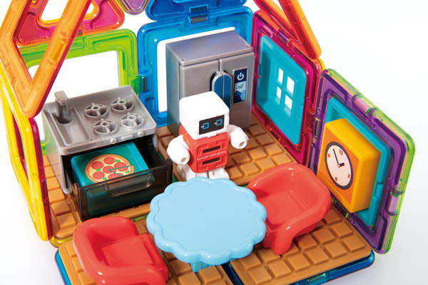 Set de construit Magformers- Bucatarie, 33 piese [4]