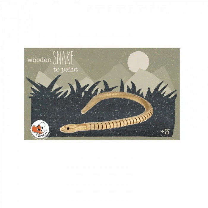 Set de Pictat Sarpe Articulat din Lemn, Egmont Toys [2]