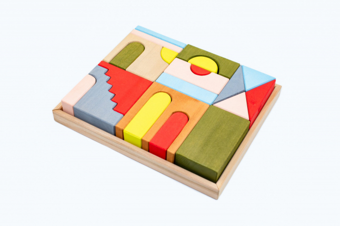Set Handmade, Constructor din Lemn Mati [1]
