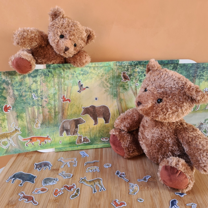 Set magnetic Animale din padure, Egmont Toys [2]