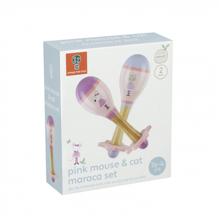 Set Maracas din Lemn, Orange Tree Toys [2]