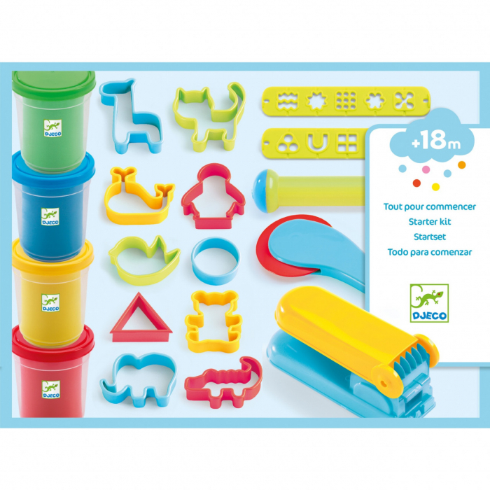 Set modelaj cu plastilina Culori de baza, Djeco [4]