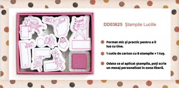 Set stampile mesaje Lucille, Djeco [4]