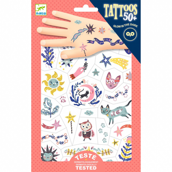 Tatuaje fluorescente Vise frumoase, Djeco [1]