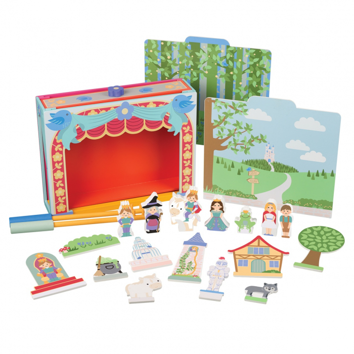 Teatru de masa din lemn, Orange Tree Toys [2]