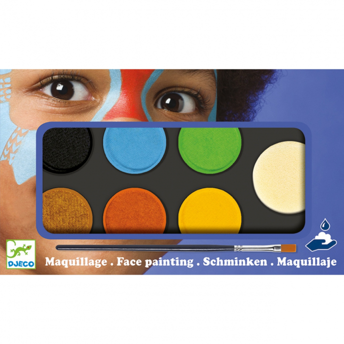 Trusa make-up culori natur non alergice, pictura pe fata, Djeco [4]