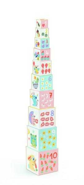Turn de construit BabyBloki, Djeco [4]