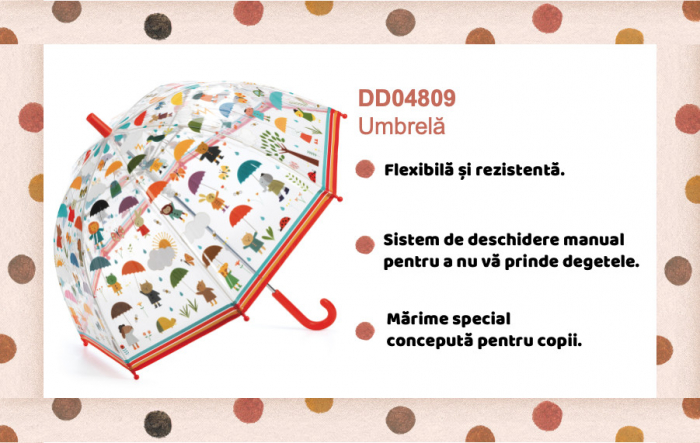 Umbrela pentru copii In ploaie, Djeco [3]