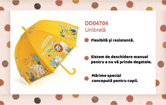 Umbrela pentru copii Savana, Djeco [2]