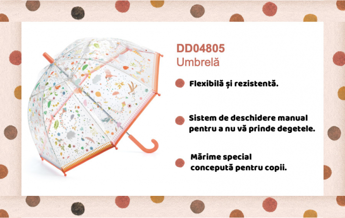 Umbrela pentru copii Zborul usor, Djeco [2]