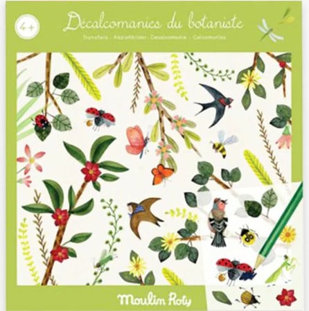 Creative - Abtibilduri de Transferat Botanist, Moulin Roty