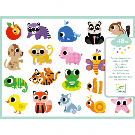 Creative - Abtibilduri Pui de animale, Djeco