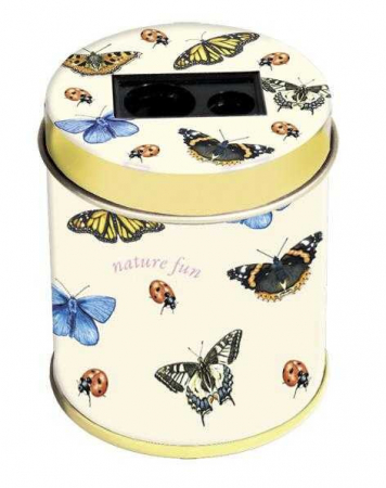Jucarii - Ascutitoare dubla in cutie de metal Natura, Fridolin