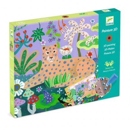Creative - Atelier de Pictura 3D Padurea Tropicala, Djeco