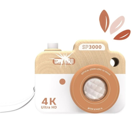 Jucarii din lemn - Camera foto din lemn, Speedy Monkey