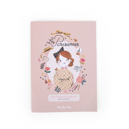 Carti - Carte de colorat Domnisoare pariziene, Moulin Roty