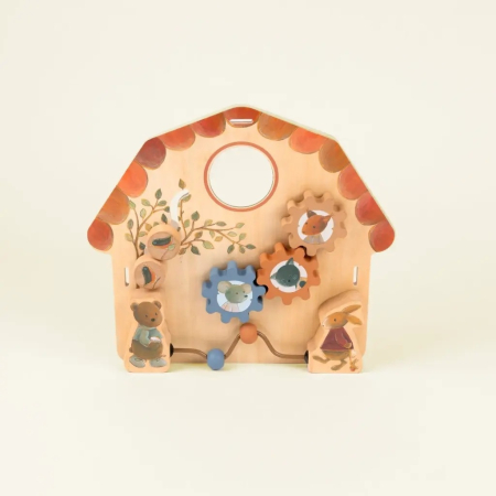 Jucarii - Casuta din lemn cu activitati, Egmont Toys