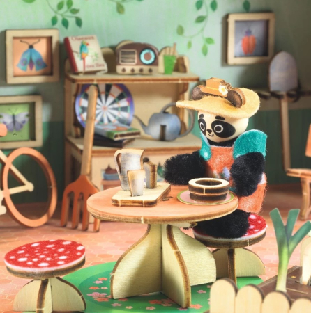 Casuta miniaturala de asamblat si colorat Olive , Djeco [4]